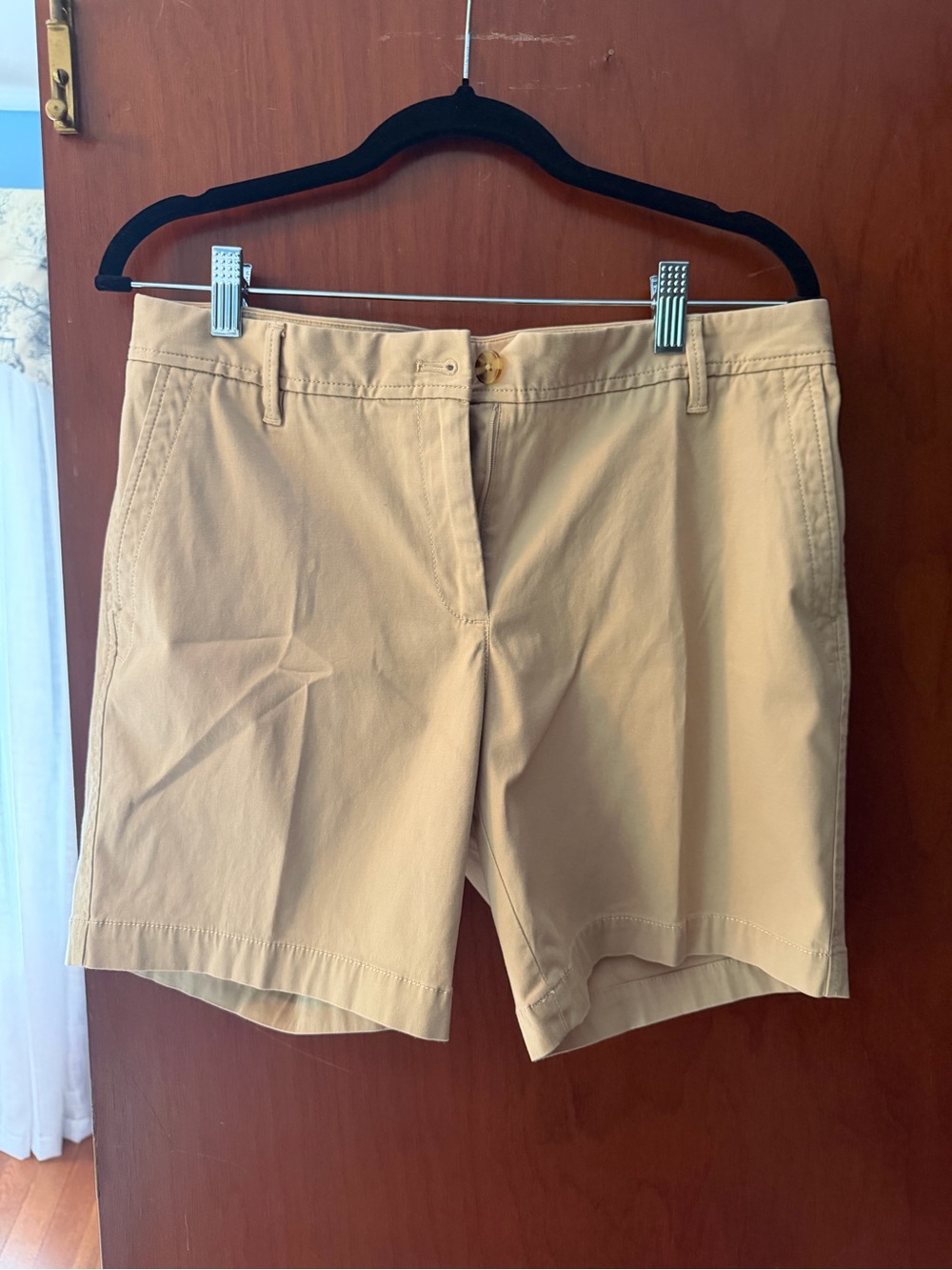 Talbots Beige Tailored Bermuda Shorts